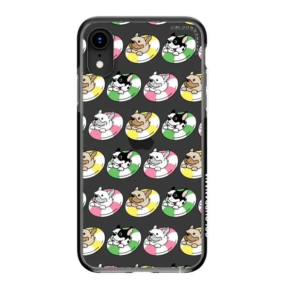 iPhone Case - Dogs with Pool Floats