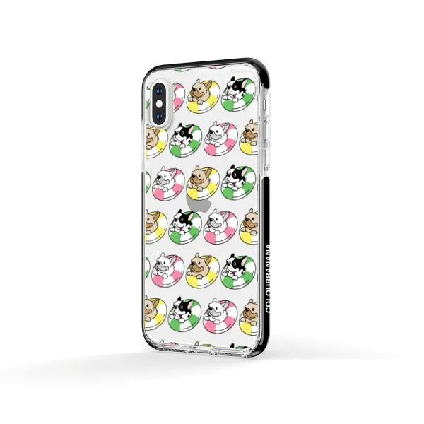 iPhone Case - Dogs with Pool Floats