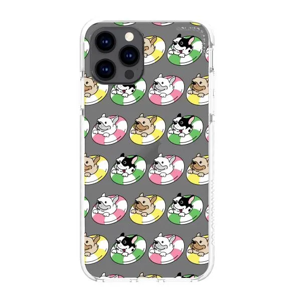 iPhone Case - Dogs with Pool Floats