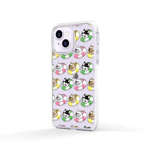 iPhone Case - Dogs with Pool Floats