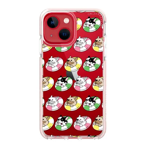 iPhone Case - Dogs with Pool Floats