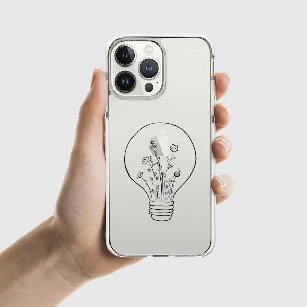 iPhone Case - Lamp with Flowers