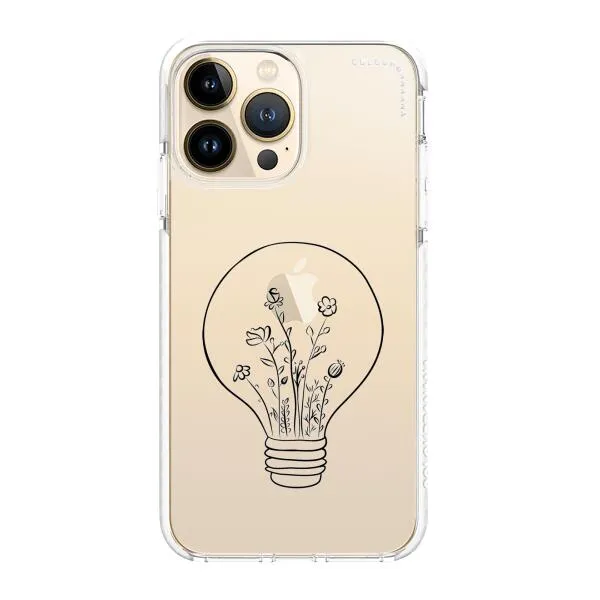 iPhone Case - Lamp with Flowers