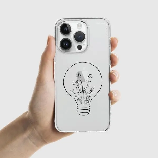 iPhone Case - Lamp with Flowers