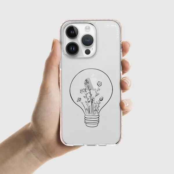 iPhone Case - Lamp with Flowers