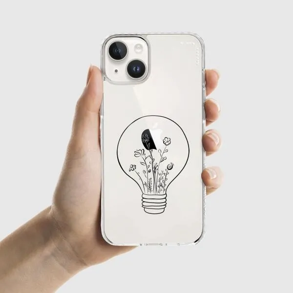 iPhone Case - Lamp with Flowers