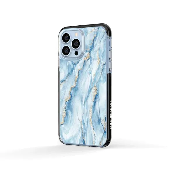 iPhone Case - Pale Blue Marble