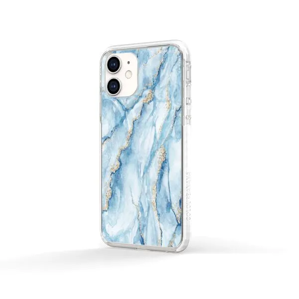 iPhone Case - Pale Blue Marble