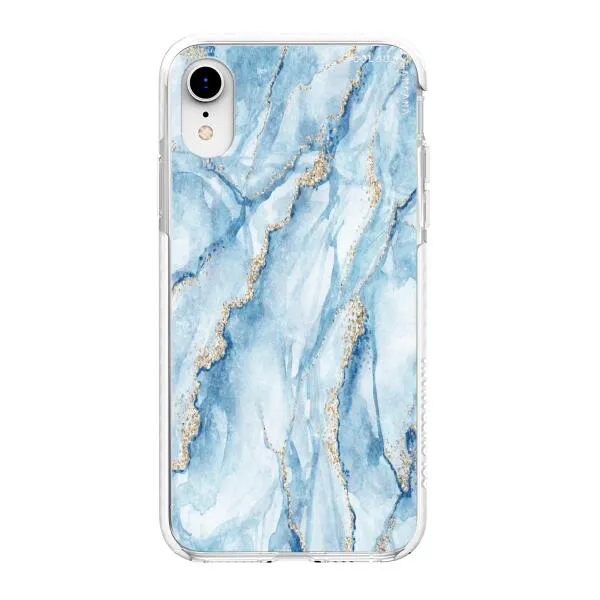 iPhone Case - Pale Blue Marble