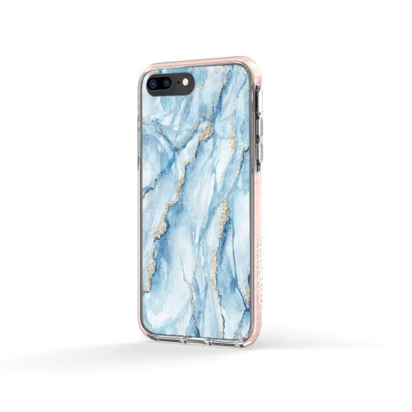 iPhone Case - Pale Blue Marble
