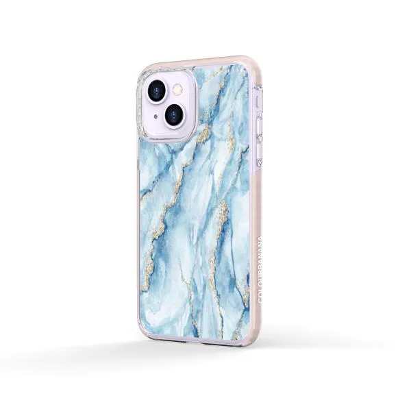 iPhone Case - Pale Blue Marble