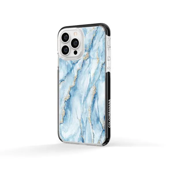 iPhone Case - Pale Blue Marble