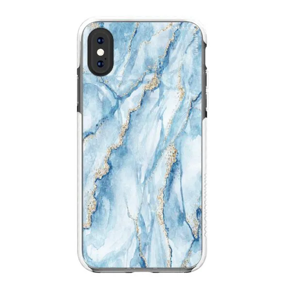 iPhone Case - Pale Blue Marble