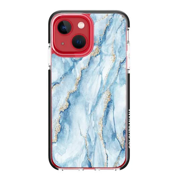 iPhone Case - Pale Blue Marble