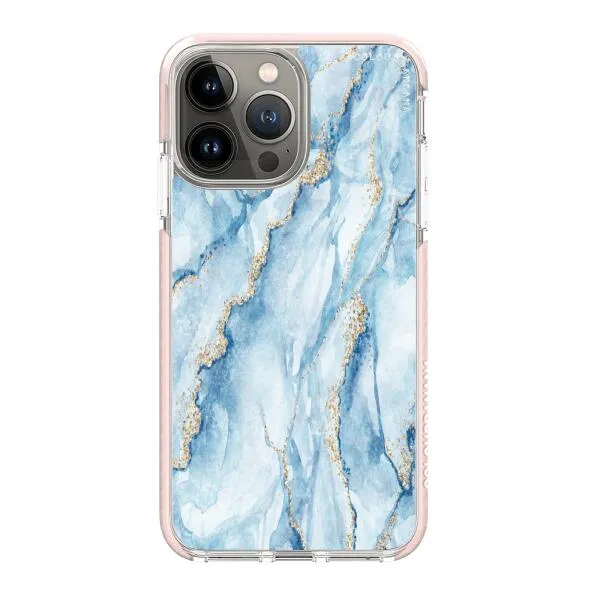 iPhone Case - Pale Blue Marble