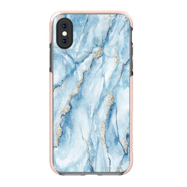 iPhone Case - Pale Blue Marble