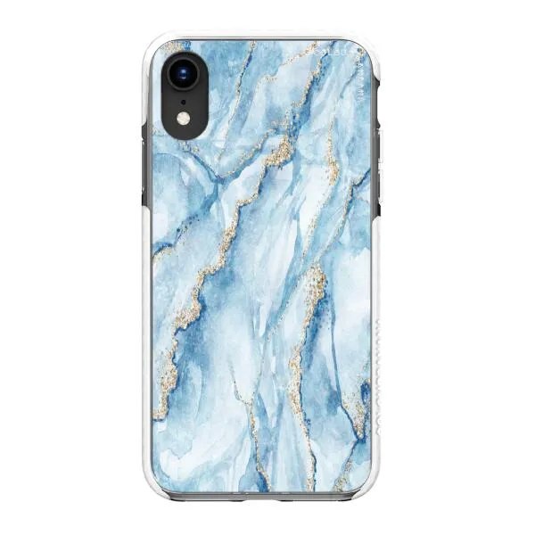 iPhone Case - Pale Blue Marble