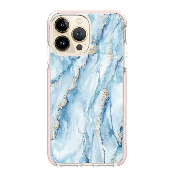 iPhone Case - Pale Blue Marble