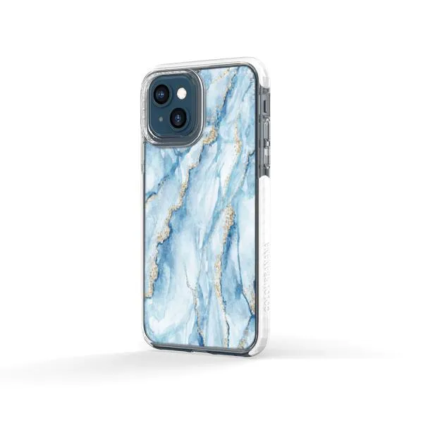 iPhone Case - Pale Blue Marble