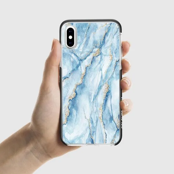 iPhone Case - Pale Blue Marble