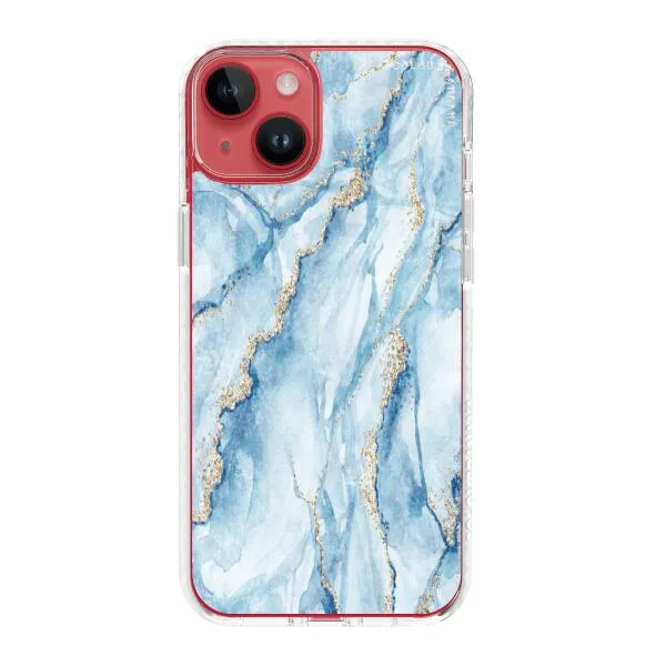 iPhone Case - Pale Blue Marble