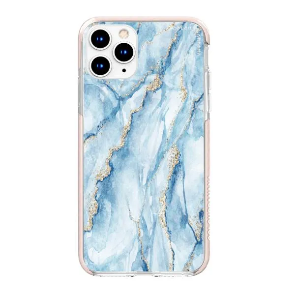 iPhone Case - Pale Blue Marble
