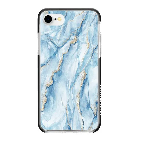 iPhone Case - Pale Blue Marble