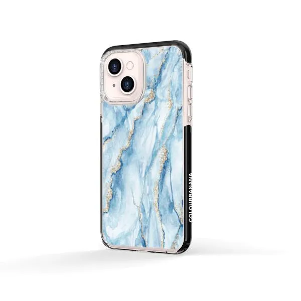 iPhone Case - Pale Blue Marble