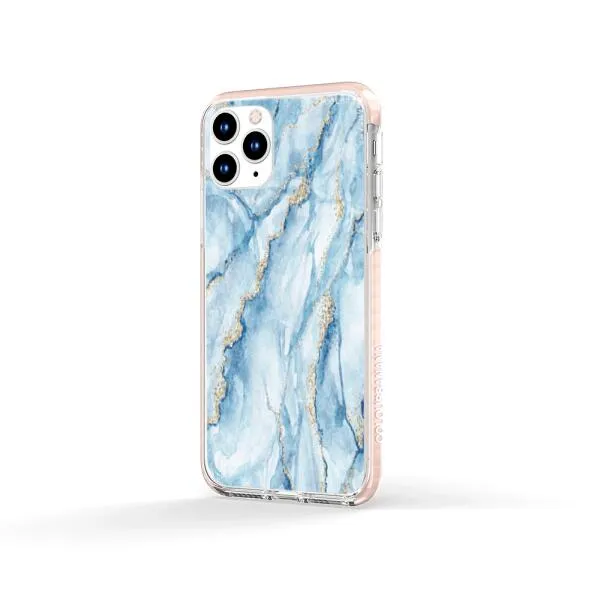 iPhone Case - Pale Blue Marble