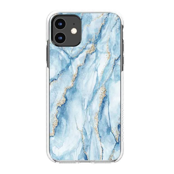 iPhone Case - Pale Blue Marble