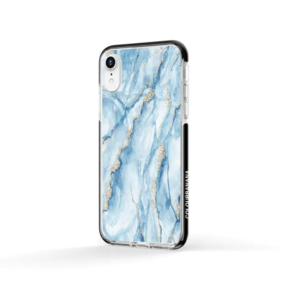 iPhone Case - Pale Blue Marble