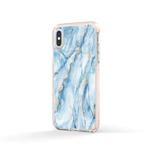 iPhone Case - Pale Blue Marble