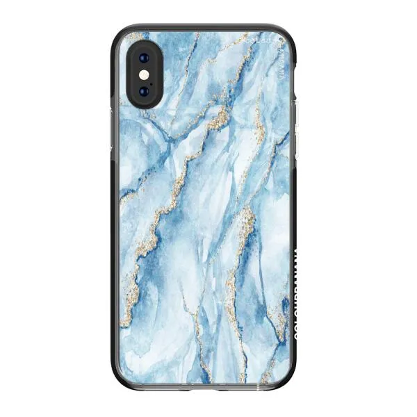 iPhone Case - Pale Blue Marble