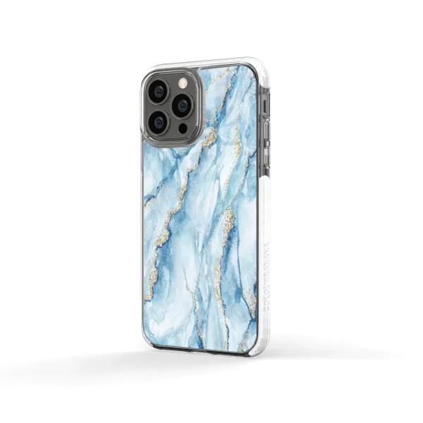 iPhone Case - Pale Blue Marble
