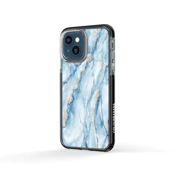 iPhone Case - Pale Blue Marble