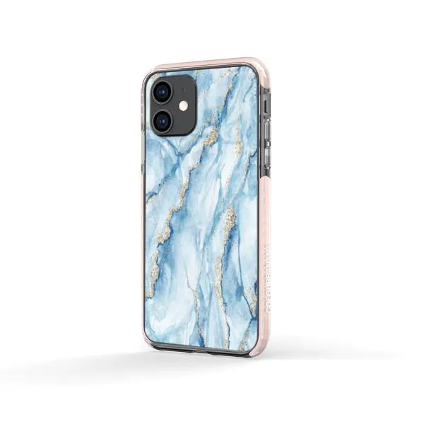 iPhone Case - Pale Blue Marble