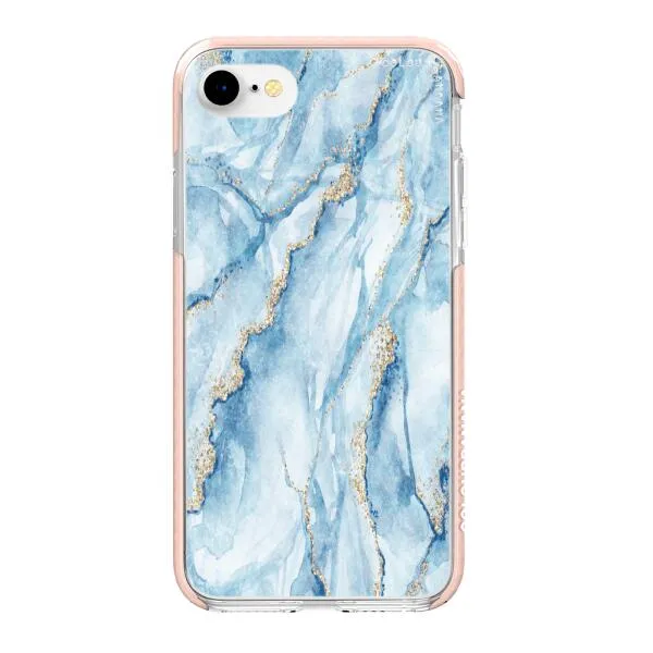 iPhone Case - Pale Blue Marble