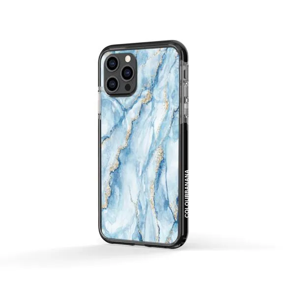 iPhone Case - Pale Blue Marble