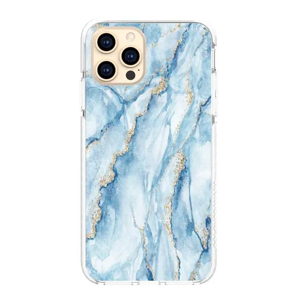iPhone Case - Pale Blue Marble