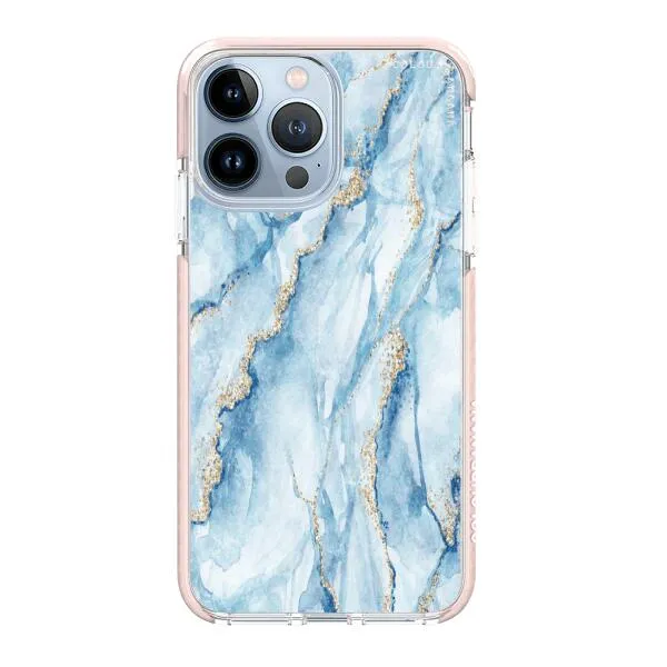iPhone Case - Pale Blue Marble