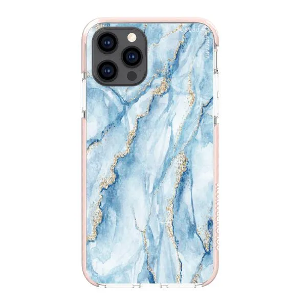 iPhone Case - Pale Blue Marble