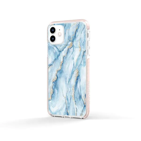 iPhone Case - Pale Blue Marble
