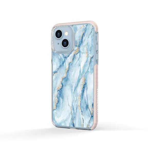 iPhone Case - Pale Blue Marble
