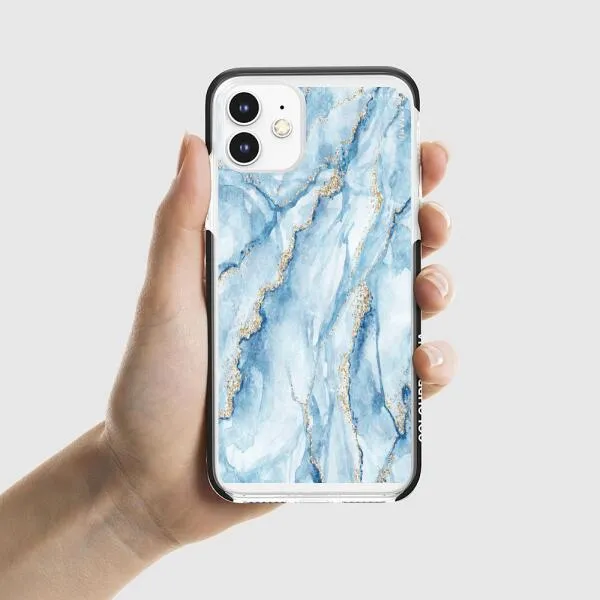 iPhone Case - Pale Blue Marble