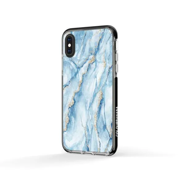 iPhone Case - Pale Blue Marble