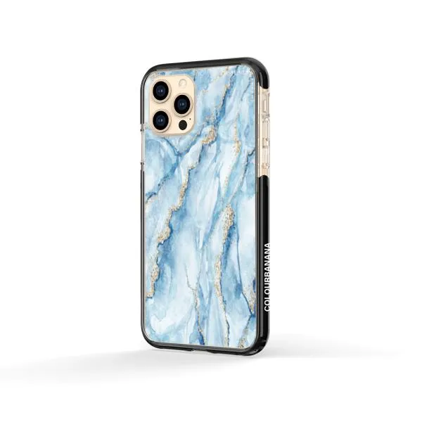 iPhone Case - Pale Blue Marble