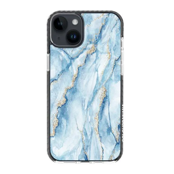 iPhone Case - Pale Blue Marble