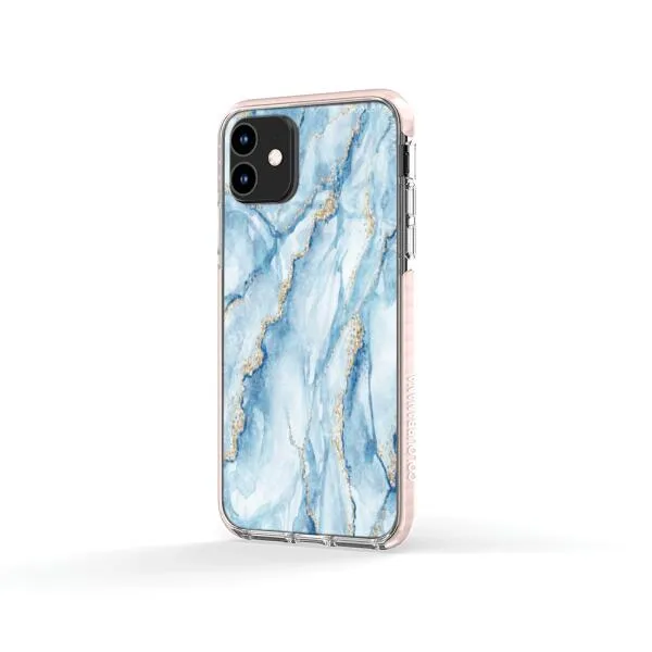 iPhone Case - Pale Blue Marble