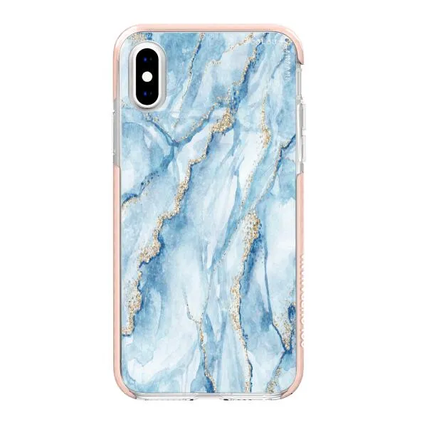 iPhone Case - Pale Blue Marble