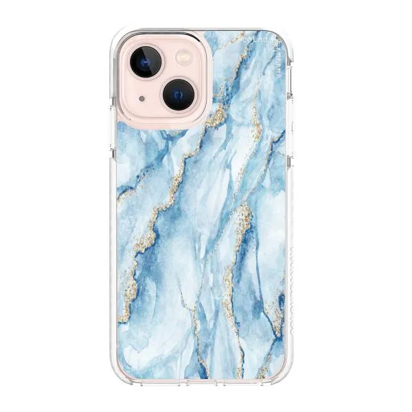 iPhone Case - Pale Blue Marble